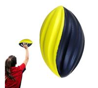 Ball - Sponge, 5.91x3.94x3.15in, Spiral Ball, easy Stability | Lightweight Soft Grip Aerodynamic Training RugbyBall, Kids RugbyBall for beginners, outdoor play, school sports