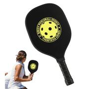 Ball Sports Racket - Portable Wooden Pìckle Ball Paddle, Non-Slip, Lightweight Piçcle Ball Equipment, Robust Design, Stadium Neighbourhood Gym, Outdoor, Indoor, Recreation, Training, Sports Accessory