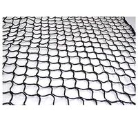 Ball Stop Net,Goal Backstop For Football Field Basketball Court Golf Course Barrier Replacement,For Stadium Outdoor Knotless Rope Isolation Protection(Black,1x1m(3.3 * 3.3ft))