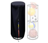 Ball Storage Rack Cover | Anti Dust Organizer Protector - Outdoor Ball Wall Cover - For Indoor Basement Sports Equipment Football Baseball Volleyball Football America