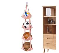 Ball Storage Rack Multi-Layer Space-Saving Wall Mount
