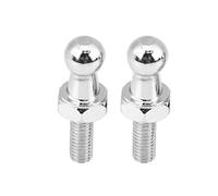 Ball Stud - 2 pcs Car Stainless Steel Ball Stud Bolt M6 for Gas Struts Ball Ended Bonnet For Universal Gas Lift Support Strut