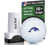 Ball Tatt - Dolphin Golf Ball Stamp, Golf Ball Stamper, Self-Inking Golf Ball Stamp Markers, Reusable Golf Ball Marking Tool to Identify Golf Balls, Golfer Gift Golfing Accessories