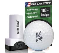 Ball Tatt - German Shepherd Golf Ball Stamp, Golf Ball Stamper, Self-Inking Golf Ball Stamp Markers, Reusable Golf Ball Marking Tool to Identify Golf Balls, Golfer Gift Golfing Accessories