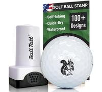 Ball Tatt - Golf Ball Stamp, Self-Inking Marker - Quick-Dry Permanent Marking Tool, No Leaks or Refills, Reusable & Waterproof Golfing Stamper - Ideal Gift for Golfers, Dads, Retirement (Squirrel).