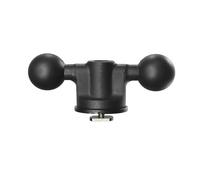 Ball Track Base, 1 Inch Double Head Slider Base Universal Car Track Mount Guide Ball with T-Bolt Attachment for RAM Mount