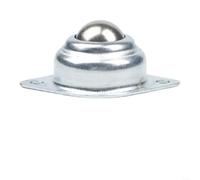 Ball Transfer Units 10pcs Galvanized Steel Rollers Industrial Grade Bearings for Gravity Conveyors Assembly Lines Pallet Handling