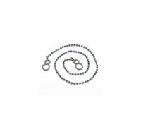 Ball Type Basin Chain with S Hook, 300mm (12 inch) - Chrome Plated