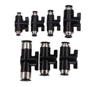 Ball Valve,1Pcs 4-16Mm Ball Valve Hose Adapter Slip Lock Quick Insert Release Connector Shut Off Stop Water Pneumatic Tube Fittings Copper(8Mm-1Pcs)/14Mm-1Pcs