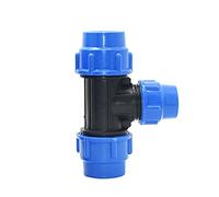 Ball Valve,3-Way Ball Valve, Hose Connectors, 20/25/32/40/50mm PVC PE Tube Tee Connector Water Splitter Pipe T-Shaped Joints 1pcs(40x40x25 mm)