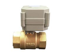 Ball Valve, Ball Valve Brass/Stainless Steel 1'' Proportional 2 Way DN25 Voltage for Water Modulating Control(SS304,NPT_DC9V-24V_0-10)