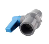 ball valve,isolation valve, ID 20/25/32/40/50/63mm PVC Pipe Ball Valves, for Water Irrigation System Drainage Tube Quick Valve Water Pipe Connector Fittings ( Size : I.D 40mm ) ( Size : Inner dia 63mm