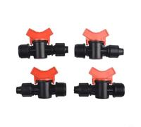 Ball Valve Lock for PE Pipe 16mm to 1/2 inch and 20mm to 3/4 inch Supporting Garden Watering Pond Construction and Farm Use (16mm to 3/4inch)
