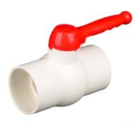 Ball Valve Made of PVC for Fish Tank Water Management and Domestic Pipe Systems Supporting 75PVC 90PVC 110PVC Dimensional Standards (110pvc-4 inches)