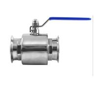 Ball Valve Shut Off Switch 304 Stainless Steel Ball Valve Tri Clamp Ferrule Type 3/4" to 2" for 50.5mm/64mm(19mm x Ferrule 50.5)