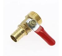 Ball Valve Shut Off Switch Lever, Brass Barbed Ball Valve 4-12 Hose Barb, 1/8'' 1/2'' 1/4'' Male Thread Connector Joint Copper Pipe Fitting Coupler Adapter(10mm Hose Barb)