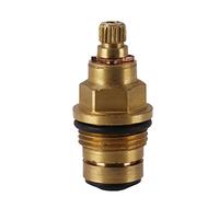 Ball Valve Shut-Off Valve, Hose Connector Replacement Faucet Valve, Replacement Tap Cartridges 1/2" Brass Ceramic Stem Disc Cartridge Insert Faucet Valve Quarter