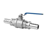 ball valve,stainless steel ball valve, 1PCS 8mm 10mm 12mm 13mm 15mm 16mm 19mm 20mm 25 32mm OD Hose Barb 304 Stainless Steel Two Way Drain Ball Valve for Water(32MM)
