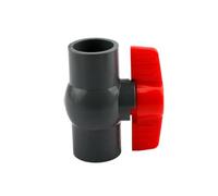 Ball Valve with Full Port, PVC Ball Valve Socket Butterfly Handle Garden Irrigation Aquarium Multicolor 20-110mm(Gold,75mm)