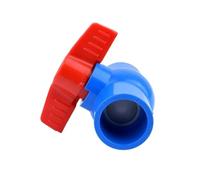 Ball Valve with Full Port, PVC Ball Valve Socket Butterfly Handle Garden Irrigation Aquarium Multicolor 20-110mm(Silver,20mm)
