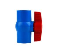 Ball Valve with Full Port, PVC Pipe Socket Ball Valve Fittings 20-110mm Multicolor Aquarium Garden Irrigation(Blue Inner Dia,90 mm)