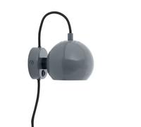 Ball Wall Lamp Glossy Steel Blue