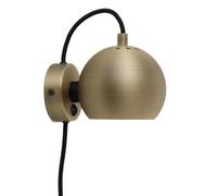 Ball Wall Lamp Matt Antique Brass