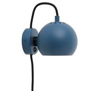 Ball Wall Lamp Matt Petroleum Blue