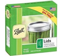 Ball Wide Mouth Replacement Lids 12 Pack For Mason Jars