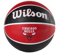 Wilson Basketball, NBA Team Tribute Model, CHICAGO BULLS, Outdoor, Rubber, Size: 7
