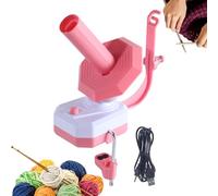 Ball Winder Yarn Electric Automatic Machine | String Ball Cake Maker with Soft Motorized Sewing Crochet Knitting Wool Thread Easy Compact Design Craft Tools