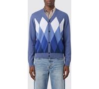 Ballantyne Diamond Pattern Cotton and Cashmere Cardigan - Size: 54 - male