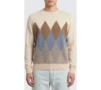 Ballantyne Diamond Pattern Cotton and Cashmere Knit - Size: 52 - male