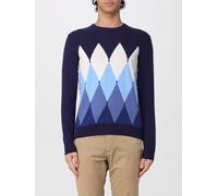 Ballantyne Diamond Pattern Cotton and Cashmere Knit - Size: 54 - male