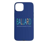 BALLARD WASHINGTON Blue Green and Yellow BALLARD Seattle Case for iPhone 15 Plus