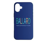 BALLARD WASHINGTON Blue Green and Yellow BALLARD Seattle Case for iPhone 16 Plus
