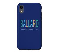 BALLARD WASHINGTON Blue Green and Yellow BALLARD Seattle Case for iPhone XR