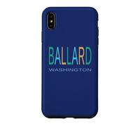 BALLARD WASHINGTON Blue Green and Yellow BALLARD Seattle Case for iPhone XS Max