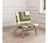 Ballari Geometric Boho Chair Voyage Maison Olive One Size