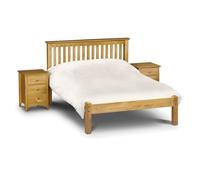 ballari wooden king size low foot bed in low sheen lacquer