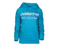 Ballarina Beach Volleyball Hoodie "Blue Flash" Fairtrade - Includes Gym Bag - Blue - Large