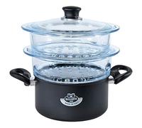 Ballarini ATSP13 Saucepan with Steamer Inserts 20 cm
