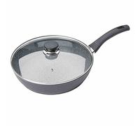 BALLARINI Bari Granitium Non-Stick Induction Frying Pan with Lid 28 cm Aluminium