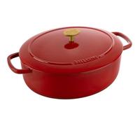 Ballarini Bellamonte Oval Cast Iron Pot - 4.5ltr, Red
