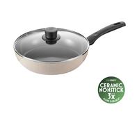 Ballarini Ballarini Ledro ceramic sauté pan with glass lid 28 cm