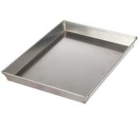 BALLARINI Professionale 7000 Baking Tray, 30 x 23 x 3 cm, Aluminium, Silver | Made in Italy, Rectangular, Satin Finish, Pizza Tray