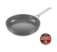 BALLARINI 1030840 Salina Frying pan, 28 cm, Aluminium, Round, with Ceramic Coating, Gray