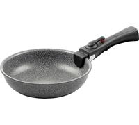 BALLARINI Torre Frying Pan, 20 cm, Ceramic Coating, Induction Optimized, Removable Handle, Aluminium, Silver