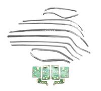 Ballast Headlight Module Car Headlight DRL CHIP Light Guide Tube Angel Eyes Daytime Running Chip Ballast White Board For A6L C8 2019-2023 For Matrix(A pair)
