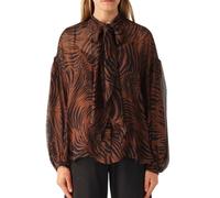 Ballata Shirt - female - Max Mara Studio - Blouses - Brown - XL - Blouses & Shirts XL